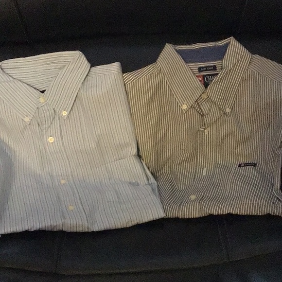 Classic Chaps Long Sleeve Pin Stripe Shirts Staple pieces - Picture 1 of 8